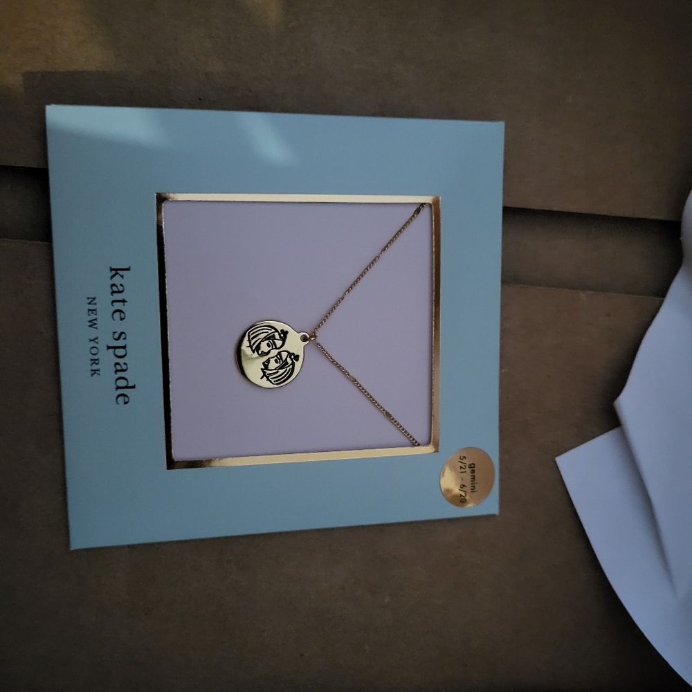 Kate Spade In the Stars Gemini Pendant Necklace - Picture 9 of 11
